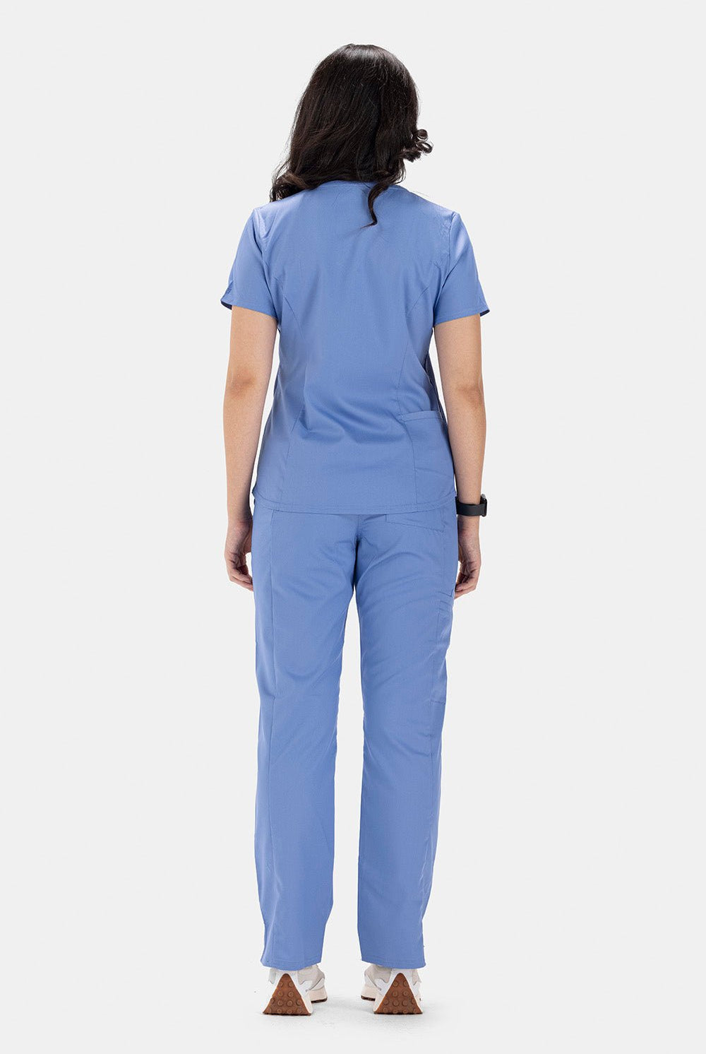 landau-proflex-vneck-top-لاندو-بروفلس-قميص-نسائي-CIELBLUE