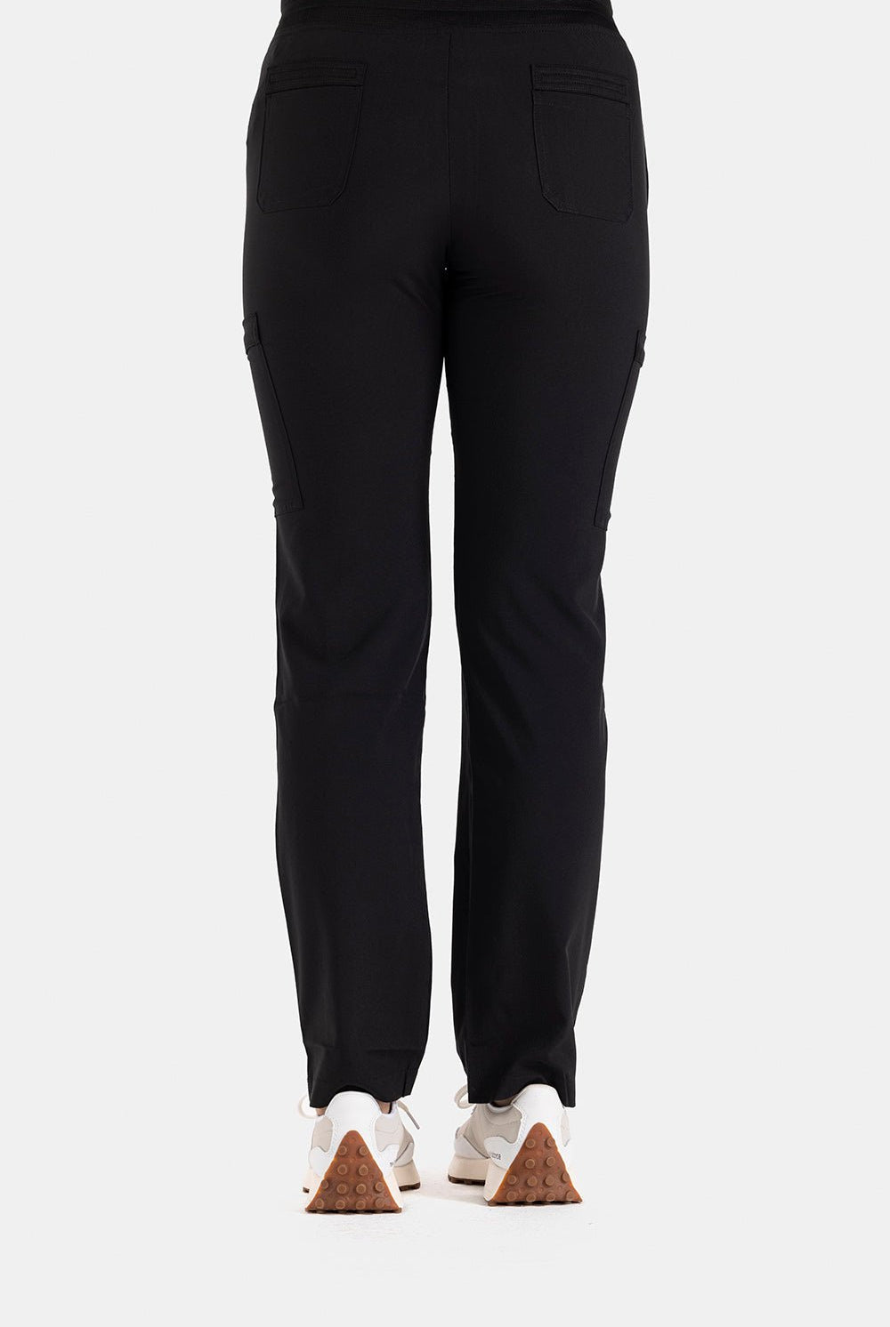 white-cross-fit-scrubs-female-PEWTER
