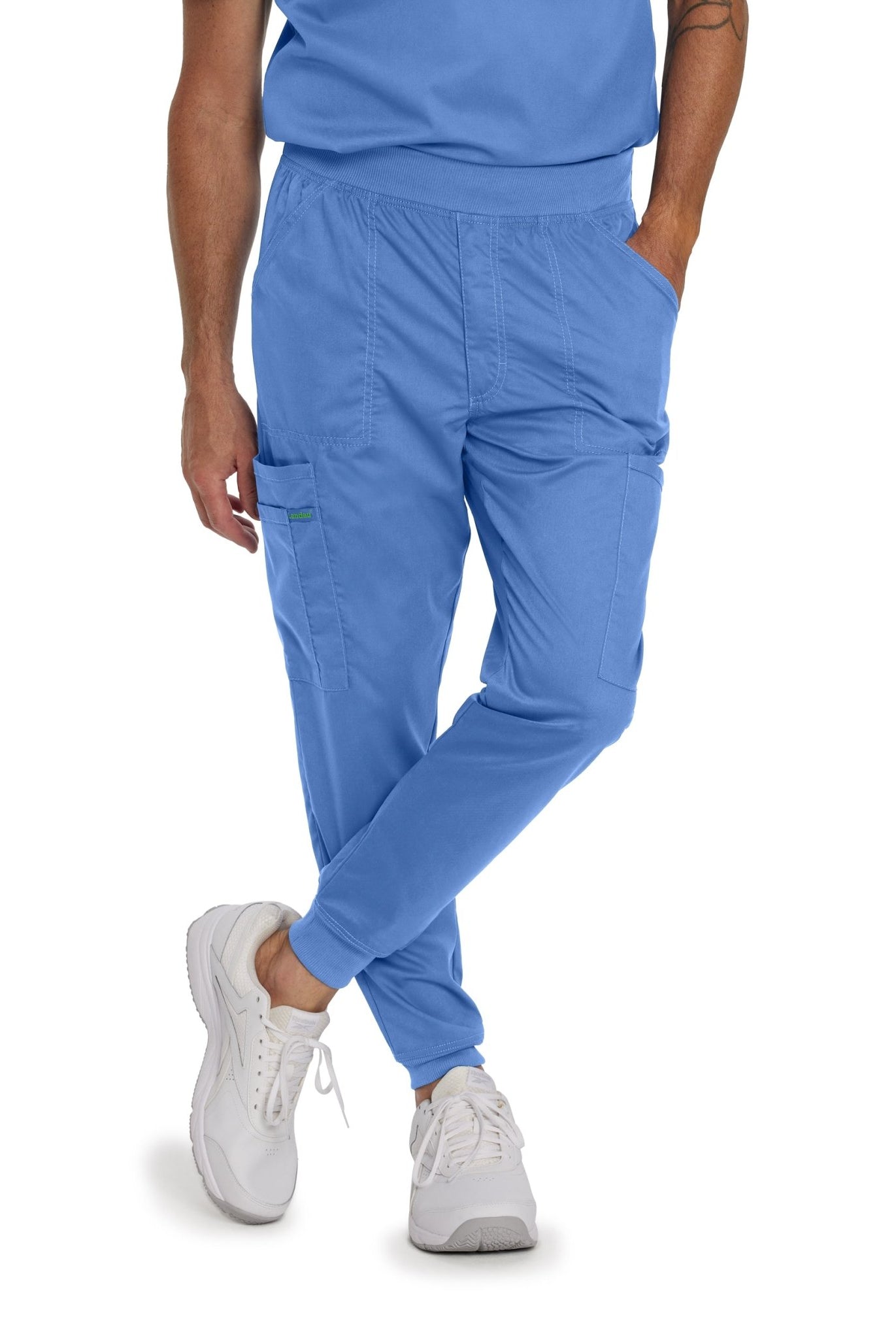 landau-proflex-scrubs-male2100prv-CIELBLUE