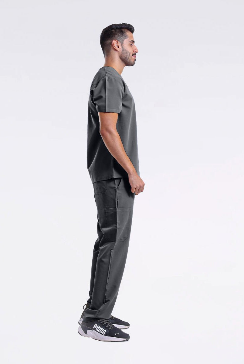 white-cross-v-tess-men-top-وايت-كروس-فيتيس-قميص-رجالي-GRAY