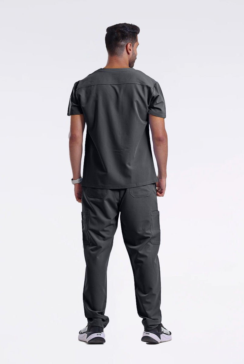 white-cross-v-tess-men-top-وايت-كروس-فيتيس-قميص-رجالي-GRAY