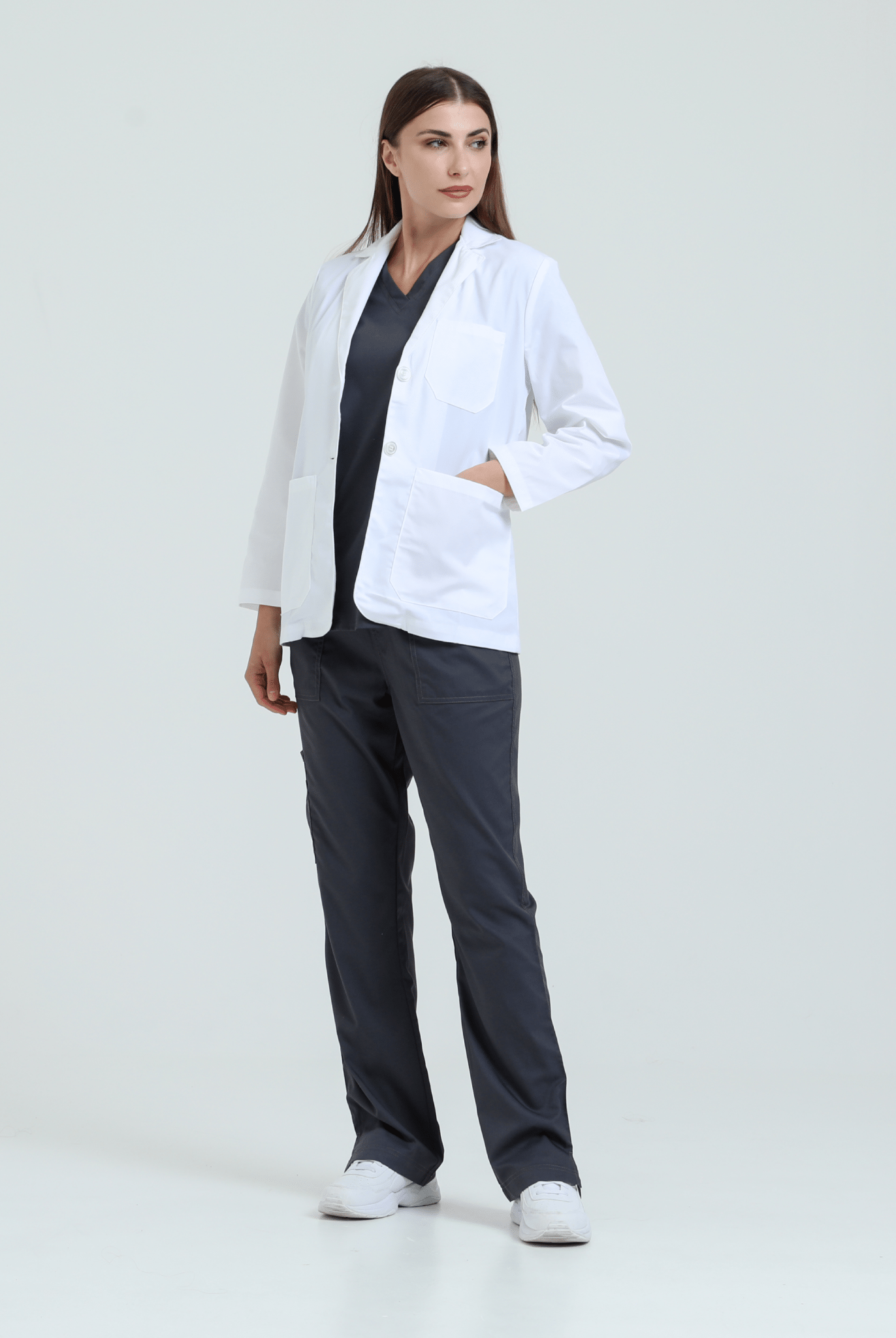 Landau Lab coat - لابكوت قصير