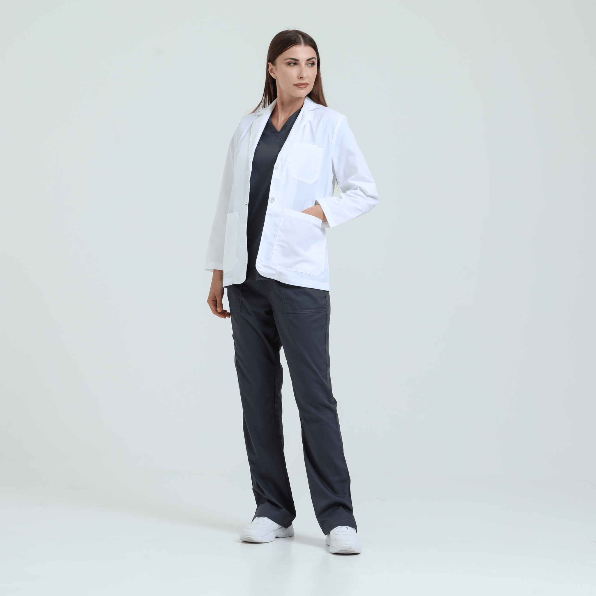 Landau Lab coat - لابكوت قصير