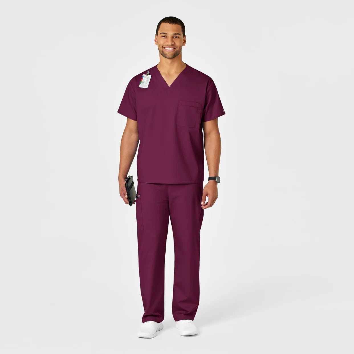 wonder-wink-work-scrubs-male500-HUNTER GREEN