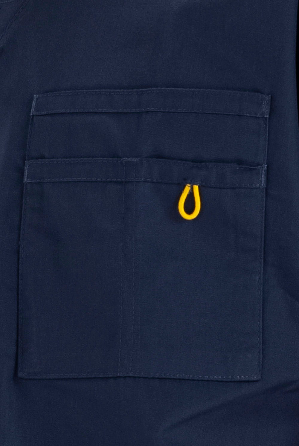 scrub top unisex men women navy