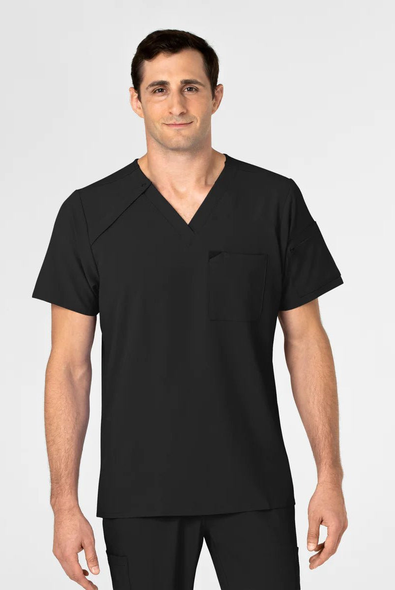 wonder-renew-men-top-وندر-وينك-رينيو-قميص-رجالي-BLACK