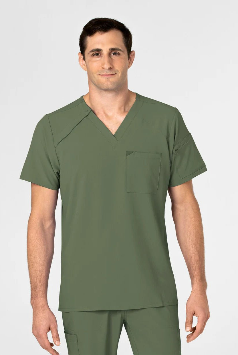 wonder-renew-men-top-وندر-وينك-رينيو-قميص-رجالي-OLIVE