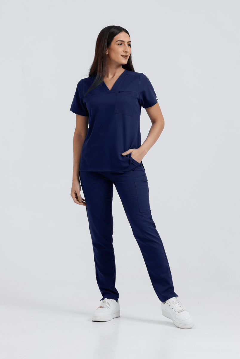 wonder-thrive-women-top-وندر-وينك-ثرايف-قميص-نسائي-NAVY