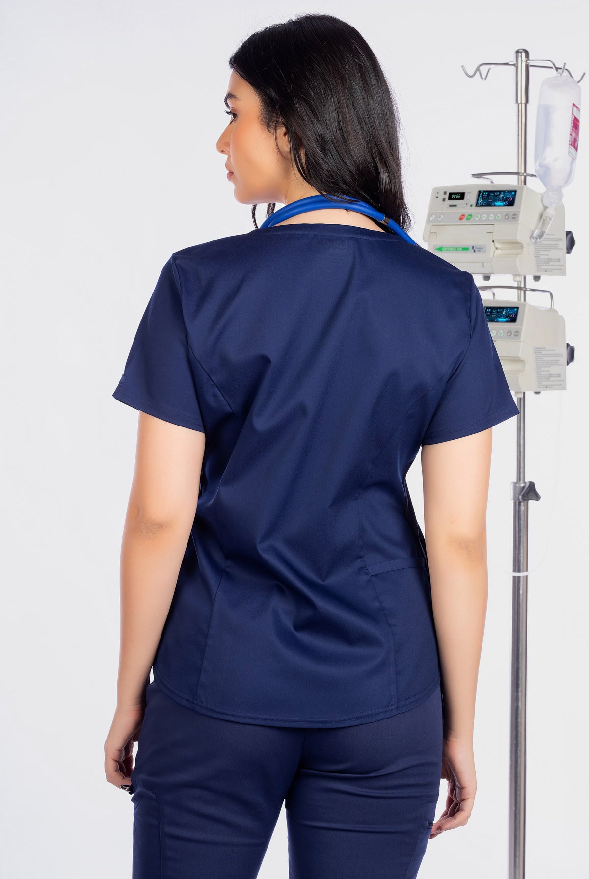 landau-proflex-vneck-top-لاندو-بروفلس-قميص-نسائي-NAVY