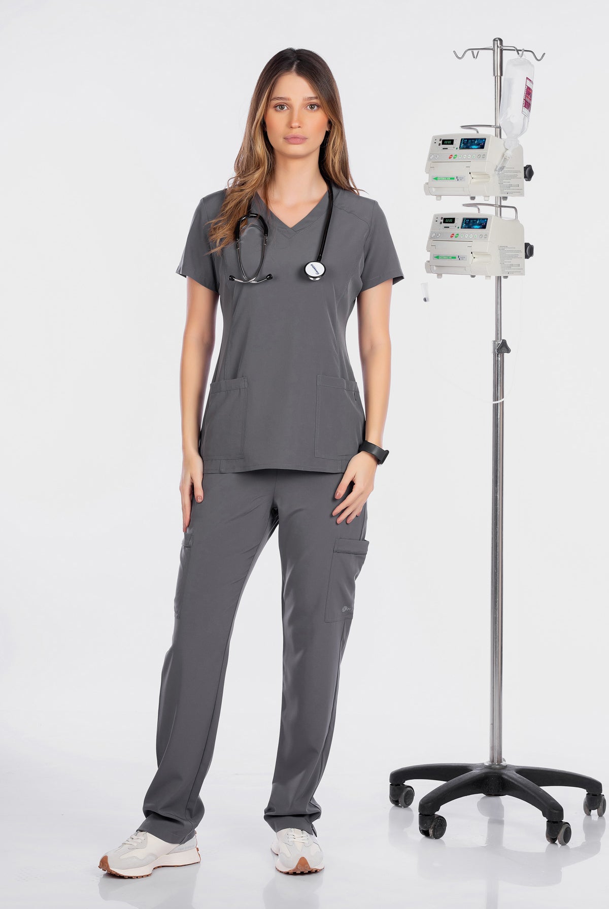white-cross-fit-scrubs-female1-SURGICAL GREEN