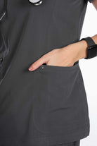 white-cross-craft-women-top-PEWTER