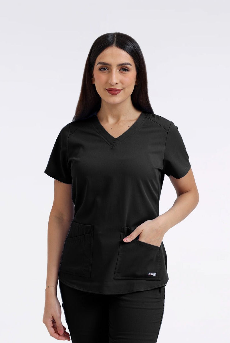 barco-spandex-scrubs-femalegrst011-BLACK