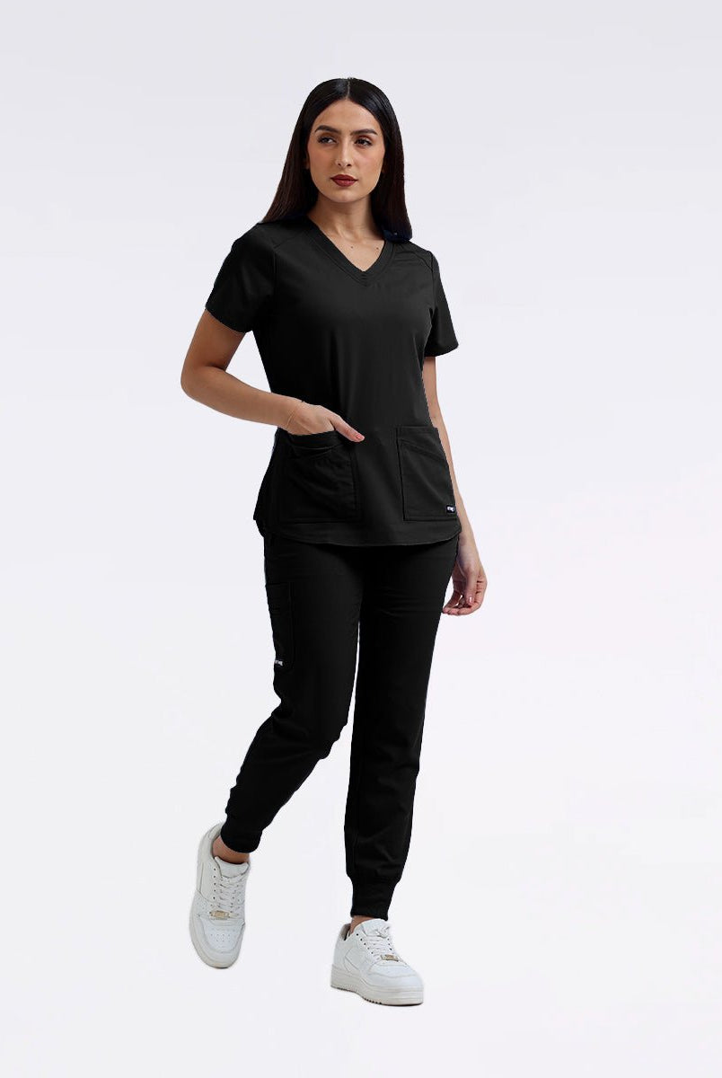 barco-spandex-scrubs-femalegrst011-BLACK