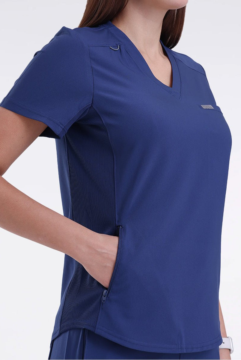 landau-forward-women-top-لاندو-فوروارد-قميص-نسائي-SURGICAL GREEN