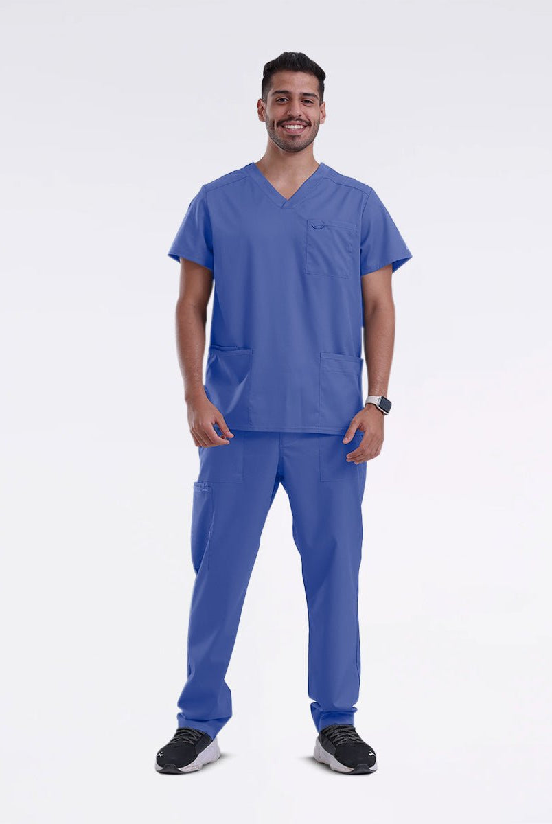landau-proflex-men-vneck-top-لاندو-بروفلس-قميص-رجالي-CIELBLUE