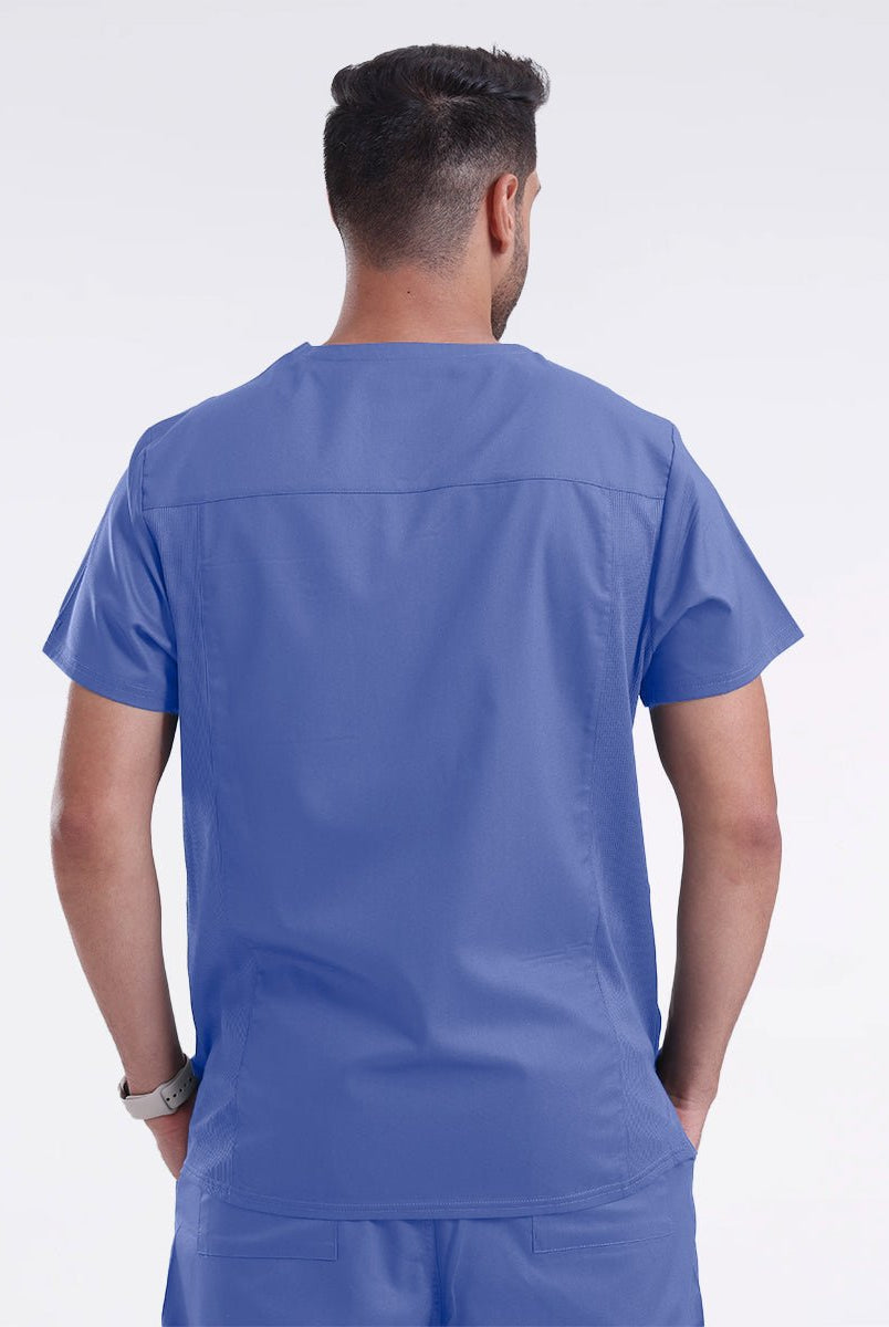 landau-proflex-men-vneck-top-لاندو-بروفلس-قميص-رجالي-CIELBLUE