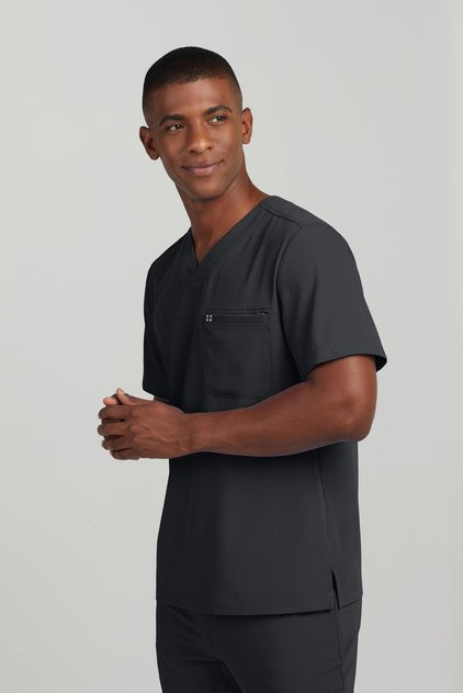 white-cross-crft-men-v-nck-top-NAVY