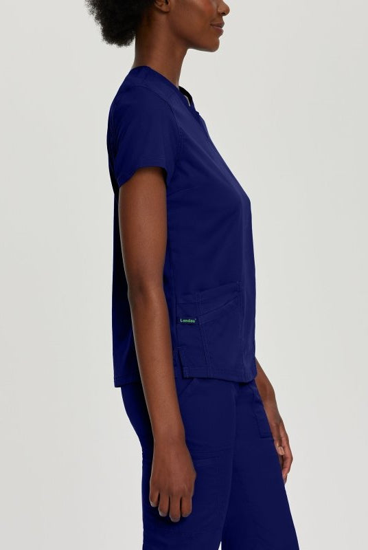 LANDAU PROFLEX WOMEN V NCK TOP - Drs Lounge