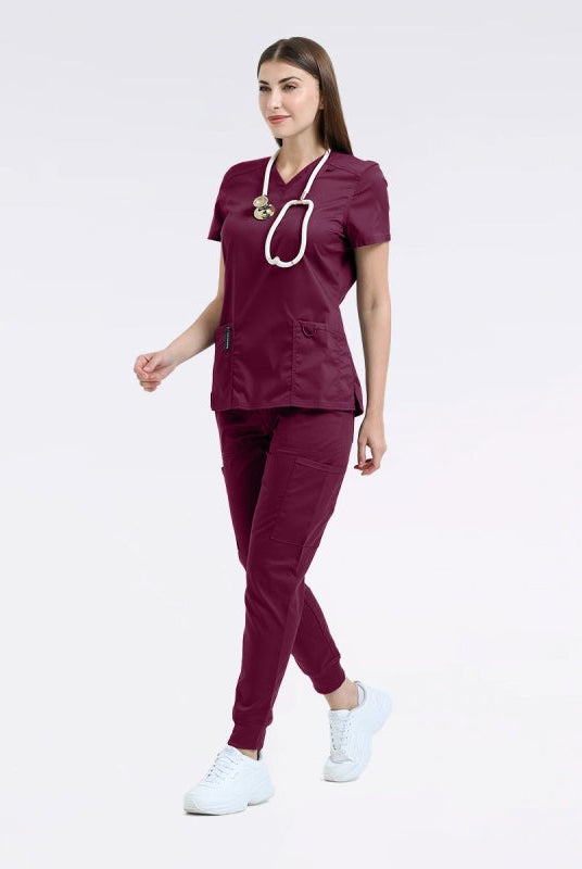 LANDAU PROFLEX WOMEN V NCK TOP - Drs Lounge