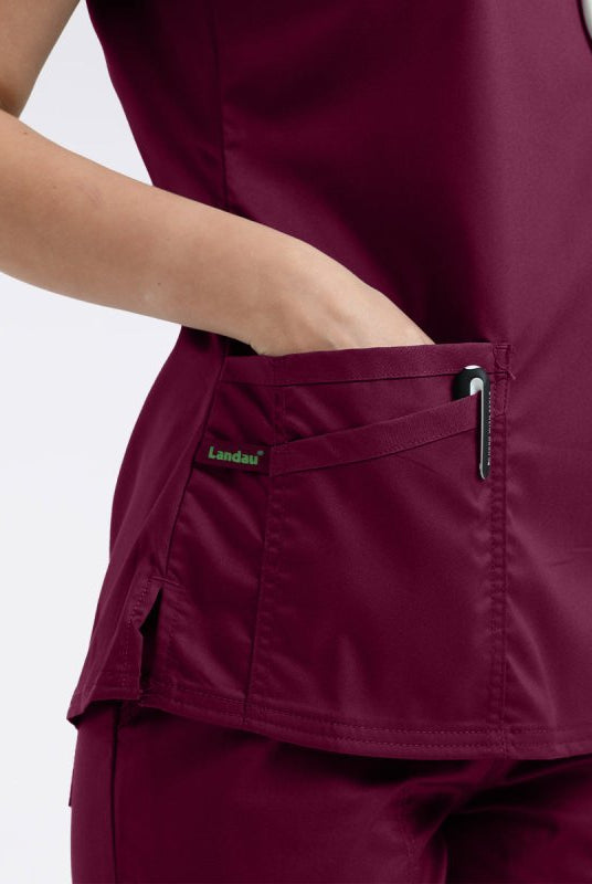 LANDAU PROFLEX WOMEN V NCK TOP - Drs Lounge