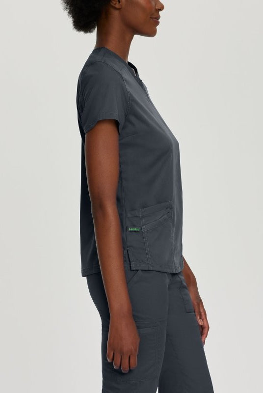 LANDAU PROFLEX WOMEN V NCK TOP - Drs Lounge