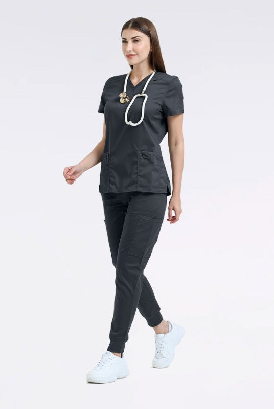 LANDAU PROFLEX WOMEN V NCK TOP - Drs Lounge