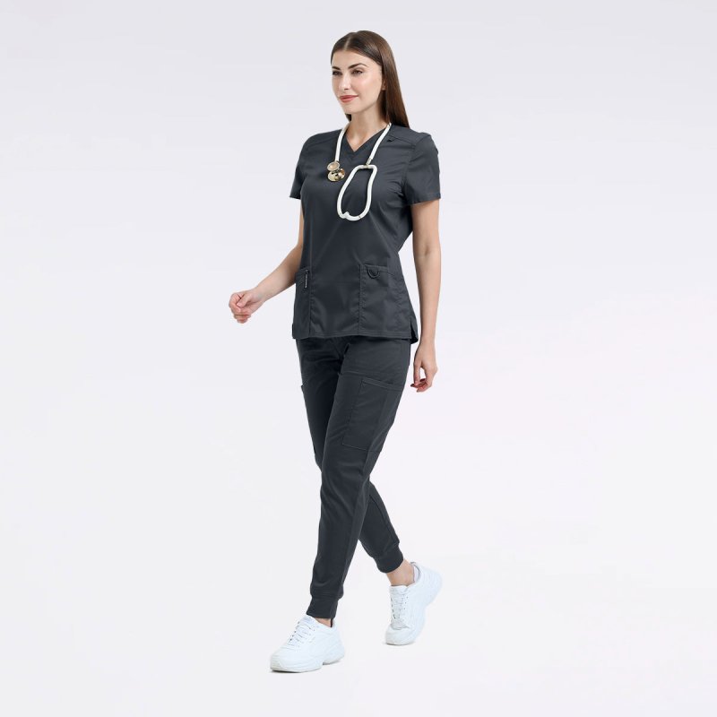 LANDAU PROFLEX WOMEN V NCK TOP - Drs Lounge