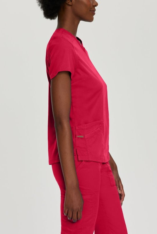 LANDAU PROFLEX WOMEN V NCK TOP - Drs Lounge