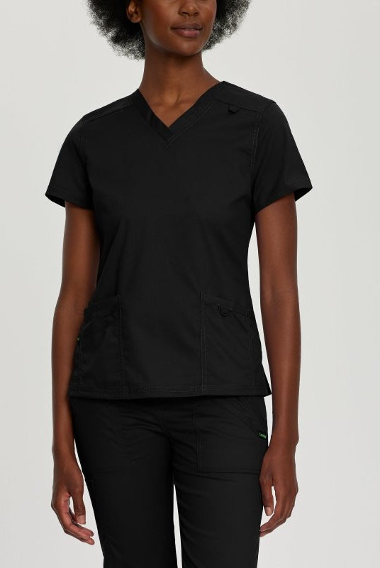 LANDAU PROFLEX WOMEN V NCK TOP - Drs Lounge