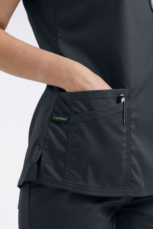 LANDAU PROFLEX WOMEN V NCK TOP - Drs Lounge