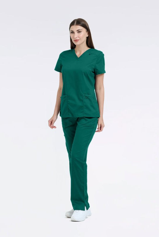 LANDAU PROFLEX WOMEN V NCK TOP - Drs Lounge