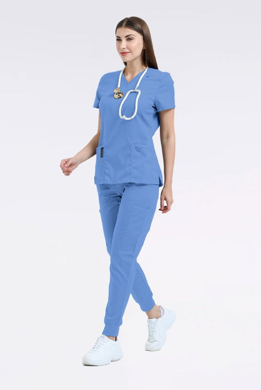 LANDAU PROFLEX WOMEN V NCK TOP - Drs Lounge