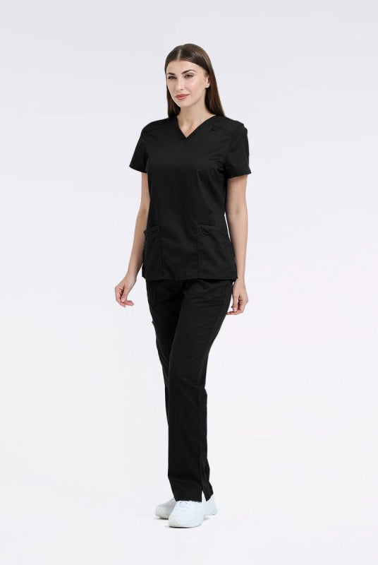 LANDAU PROFLEX WOMEN V NCK TOP - Drs Lounge