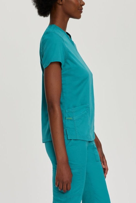 LANDAU PROFLEX WOMEN V NCK TOP - Drs Lounge