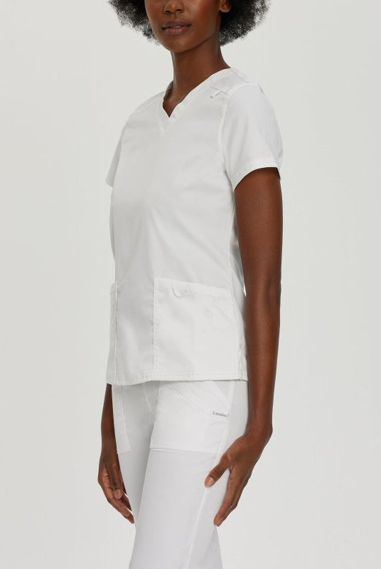 LANDAU PROFLEX WOMEN V NCK TOP - Drs Lounge