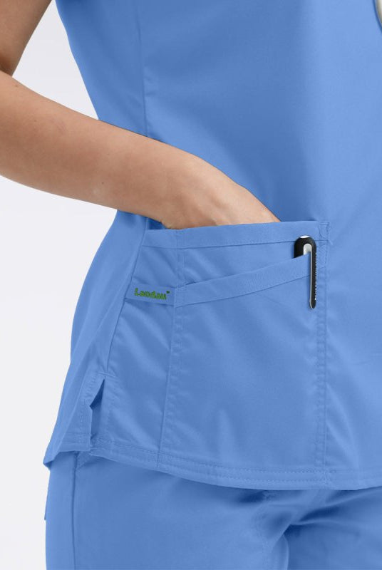 LANDAU PROFLEX WOMEN V NCK TOP - Drs Lounge