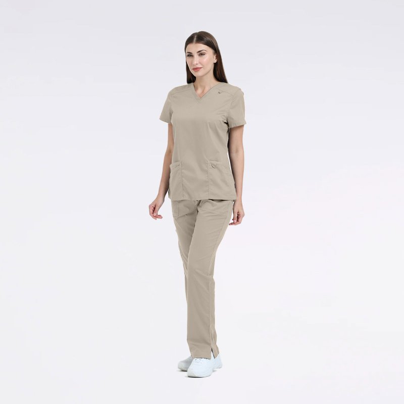 LANDAU PROFLEX WOMEN V NCK TOP - Drs Lounge