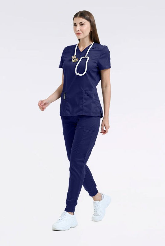 LANDAU PROFLEX WOMEN V NCK TOP - Drs Lounge
