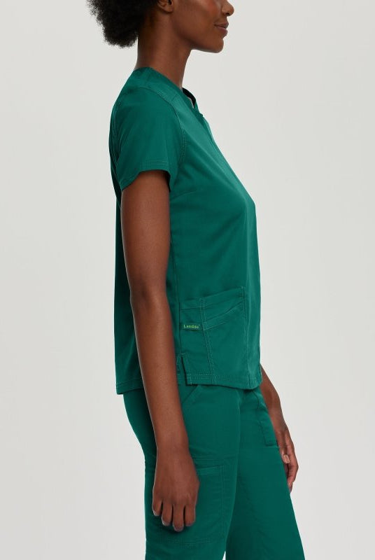 LANDAU PROFLEX WOMEN V NCK TOP - Drs Lounge