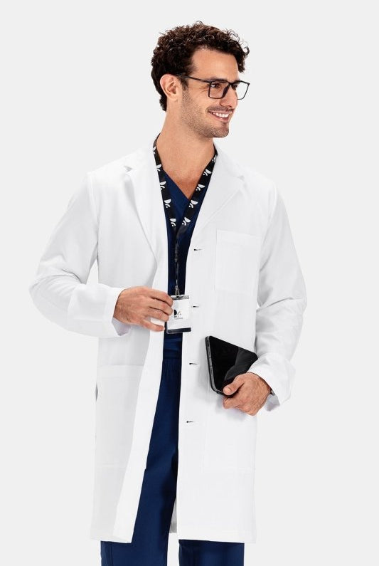 Twill Men Lab Coat - لابكوت طويل رجالي