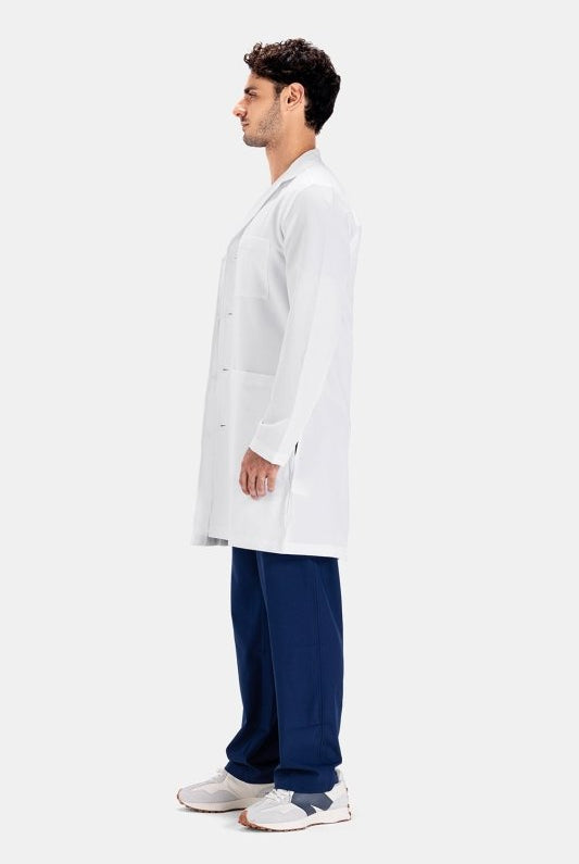 white Coat male twill