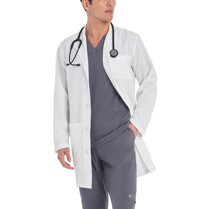 WHITE CROSS MEN LABCOAT - Drs Lounge