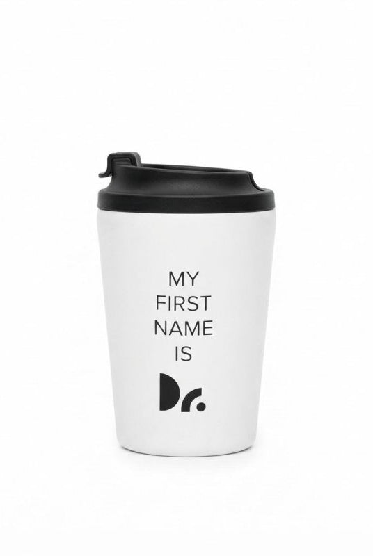 White Stainless Steel Dr Mug - Drs Lounge