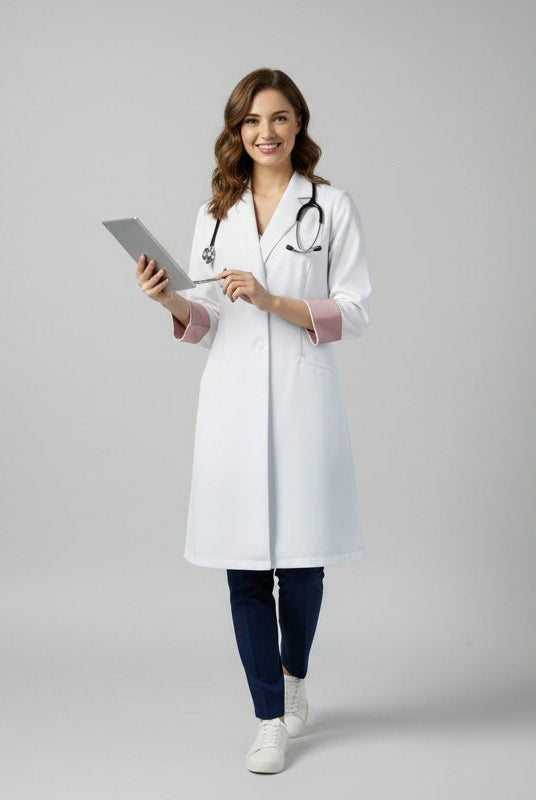 Womens Tailored lab coat - Drs Lounge