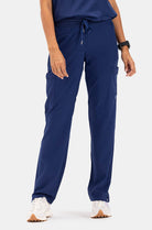 white-cross-fit-scrubs-female-NAVY