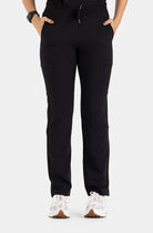 white-cross-fit-scrubs-female-PEWTER