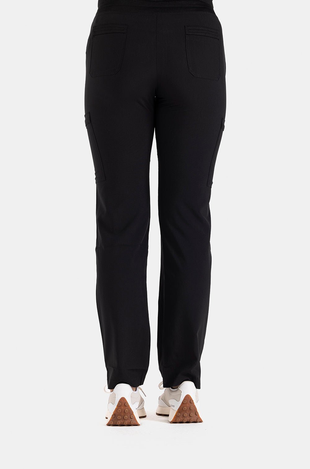 white-cross-fit-scrubs-female-PEWTER