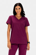 v-tess-women-one-pocket-top-وايت-كروس-فيتيس-قميص-نسائي-WINE