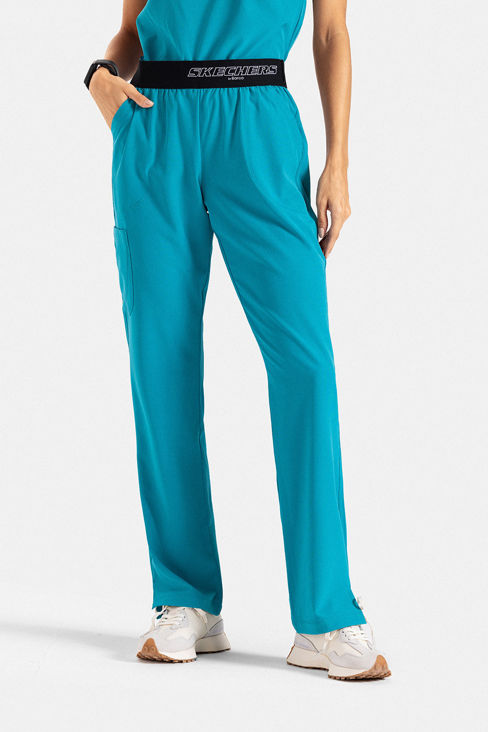 SKECHERS BREEZE 3-POCKET MID-RISE STRAIGHT LEG WOMEN SCRUB PANT SK202