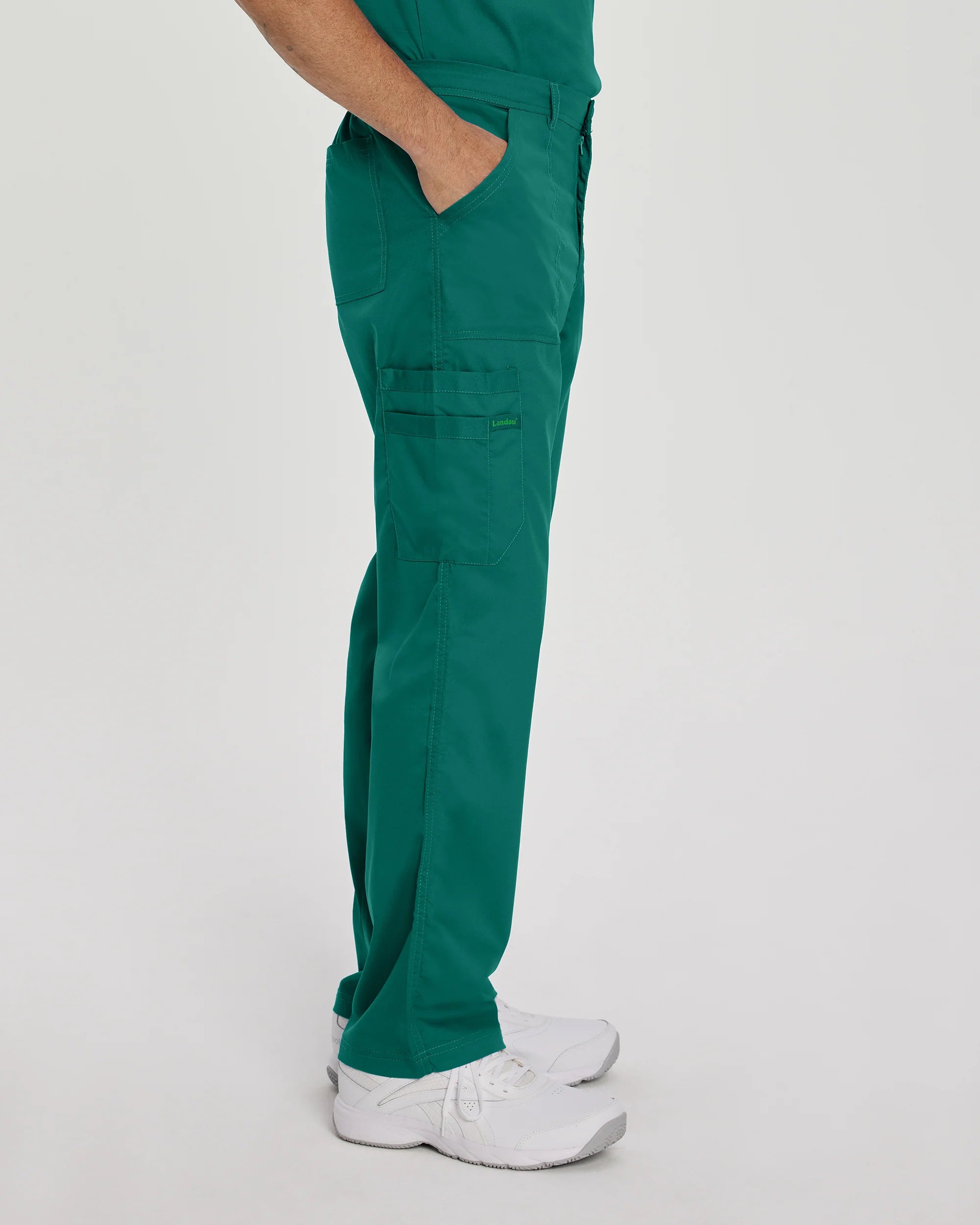 landau-proflex-scrubs-male2103-HUNTER GREEN